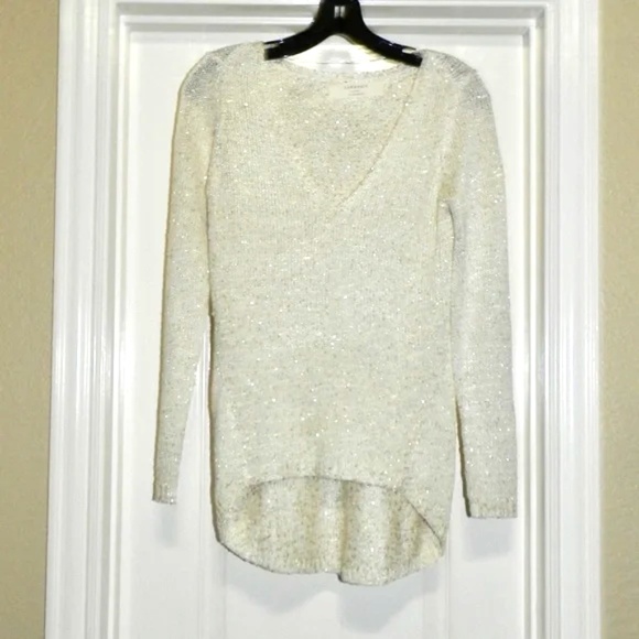 Zara Sweater V Neck Sequin S - Picture 5 of 6